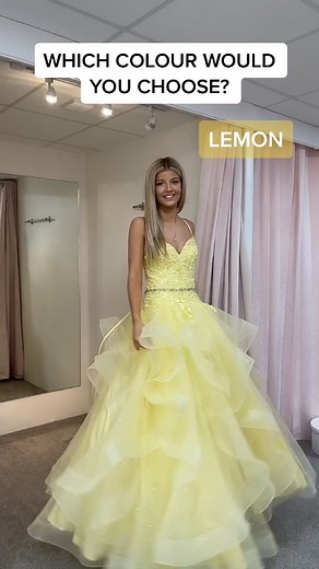 WHAT DO YOU WANT TO SEE NEXT?👗 #love #prom2021 #promdress #homemade #yellowdress #sweet16 #quince #uk #ukprom #bluedress #ballgown #driverslicense