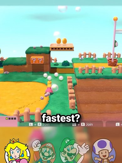 Who is The fasted in Super Mario 3D World #supermario3dworld #supermario #mario #nintendo #nintendoswitch