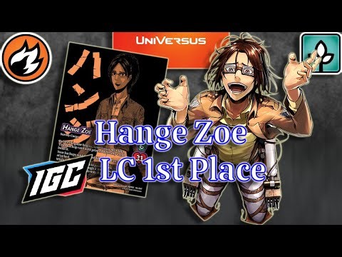 UniVersus: Deck Profile Hange Zoe Fire #universus #attackontitan