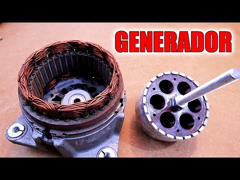 We make a generator with permanent magnets and 3D support.