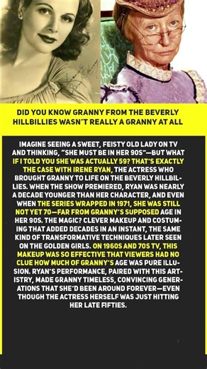 💔Did you know Granny from The Beverly Hillbillies wasn’t really a granny at all #shorts