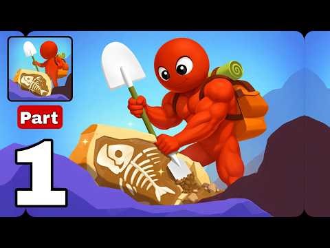 Digging Master - Gameplay Walkthrough Part 1 – Treasure chest discovery (iOS, Android)
