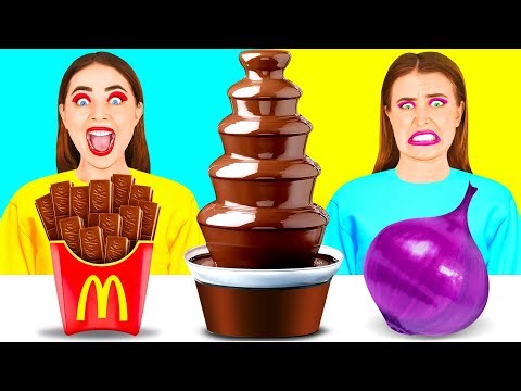 Chocolate Fountain Fondue Challenge | Epic Food Battle by Fun Challenge