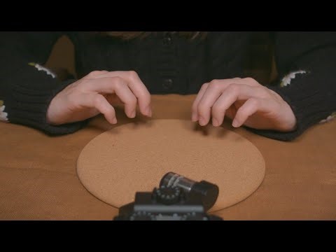 ASMR Cork Tapping and Gentle Rain for Sleep (No Talking, Brown Noise, Black Screen)