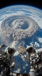 This is Earth as few will ever see it. These AI-generated scenes capture astronauts working 250 miles above some of our planet's most powerful natural wonders. Whether securing equipment ahead of a Sahara dust storm or collecting samples from a volcanic ash cloud, their work is a reminder of the delicate balance between exploration and awe. Which landscape leaves you most inspired? Like ✅ | Share 🌍 | Follow for more perspective-shifting content 🚀 — #Space #NASA #ISS #EarthFromSpace #DesertStor