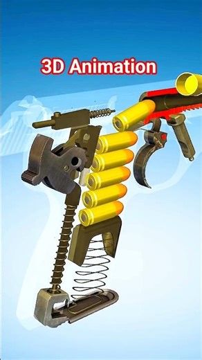 Mauser HSc: The Slim Wartime Pistol 3d Animation.