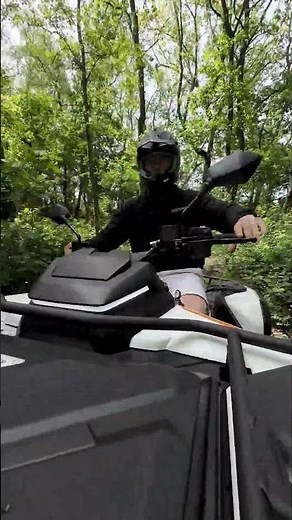 Testing out the new Can-Am Electric Outlander on our ATV test track!