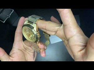 ARMANI EXCHANGE WATCH/ CHRONOGRAPH GOLD #armaniexchange #goldwatch #unboxing