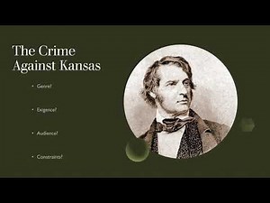 627 Lecture 10 Charles Sumner Crime Against Kansas