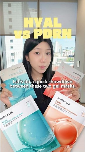 Hyal vs. PDRN Gel Mask! 💧