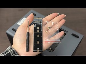 AOOSTAR WTR PRO 4 Bay Nas Mini PC Installs an Extra SSD Tutorial