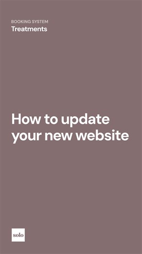 Solo App: How to Update and Customize Your New Website