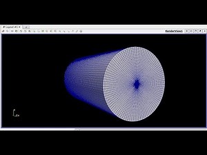 Creating Axisymmetric mesh for cylinder - OpenFOAM - blockMesh