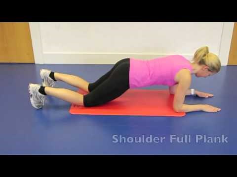 Half Plank to Full Plank Exercise