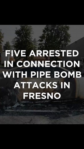 Five Arrested In Connection With Pipe Bomb Attacks In Fresno Fresno County Sheriff's Office Fresno Police Department FBI Clovis Police CA #fresnopolice #centralvalley #pipebomb #probation #vehicle #attacks #crime #news #fresno #police #fbreels #reelsfb #guns #drugs | GV Wire | Facebook