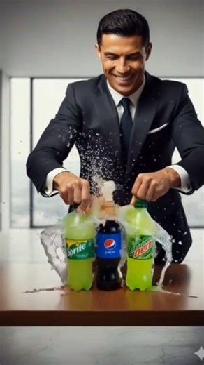 Ronaldo test sodium chloride In The Coca-Cola bottle