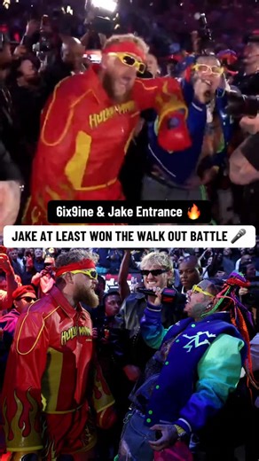 ALL THE SMOKE Boxing on Instagram: "Don’t lie, Jake Paul’s entrance had you turnt up‼️ #JakeJoshua @netflix @mostvaluablepromotions"