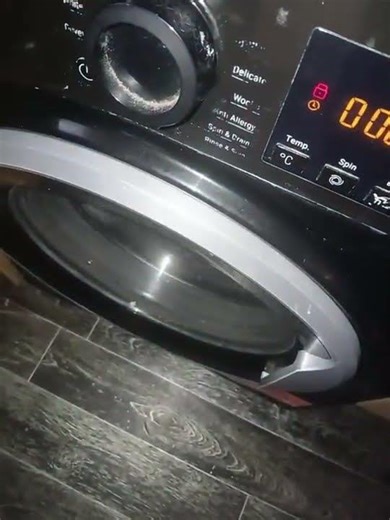 Hotpoint washing machines door nearly flies off