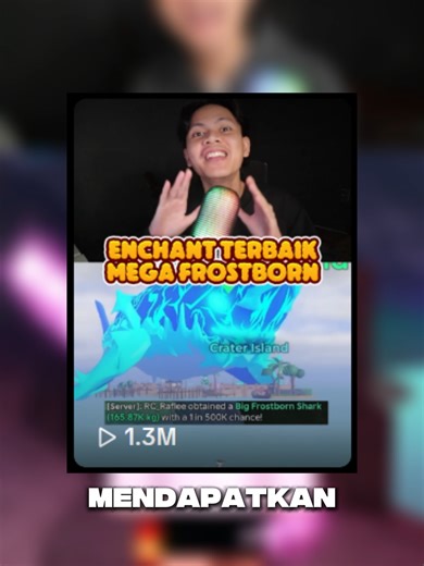 Mancing Mega Frostborn di Fish It dengan Enchant Hunter