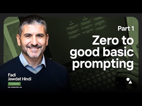 How to Go From Zero to Good Prompting Fast | Micro Learning Series (Part 1) #promptengineering