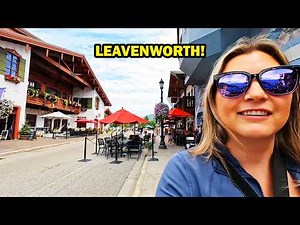 Exploring LEAVENWORTH, the Bavarian Town in Washington State! 4K Walking Tour!