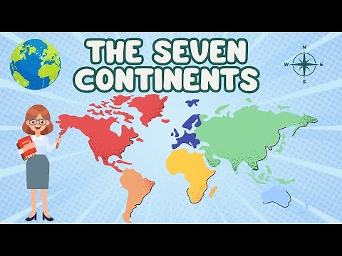 The 7 Continents of the World - Fun Facts for Kids Educational video #continentsname #continents