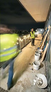 Luxury Night Balcony View 🌃 Cozy Apartment Vibes with City Lights ✨#interiordesign #beforeafter