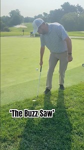 The Buzz Saw 🪚 | One handed short game pop shot #golf #trickshot #flopshot