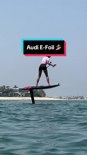 Riding the Audi E-Foil: A Thrilling Adventure on the Waves