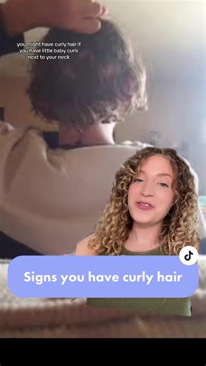 Signs that you have curly hair and what to do about it! #curls #curlyhair #wavyhair #curltok #selfhelp