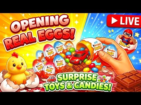 ULTIMATE Kinder Joy vs. King Egg Unboxing LIVE! 🥚✨