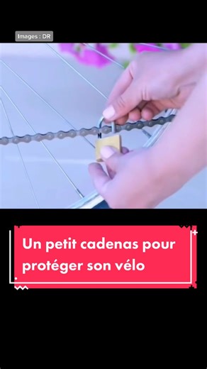 Astuce pour protéger son vélo avec un petit cadenas