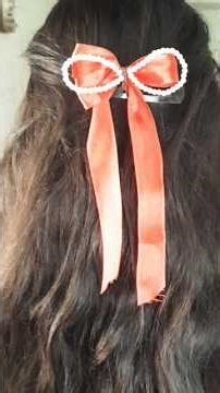 #Diy ribbon bow #artshort #youtubeshorts #viralvideo