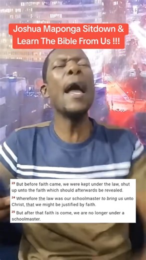 3.3K views · 42 reactions | Joshua Maponga Sitdown & Learn The Bible From Us !!! #fyp #sda #newtestament #joshuamaponga | Alistar Chibanda | Facebook