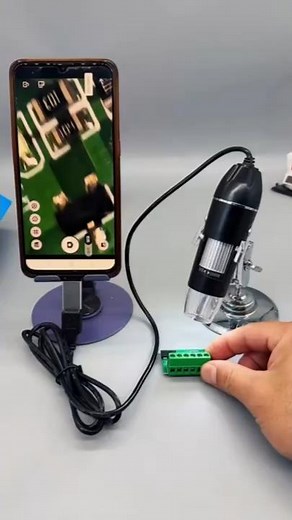 "See the unseen with this pocket digital microscope! 🔍✨" #NanoTechByte #DigitalMicroscope