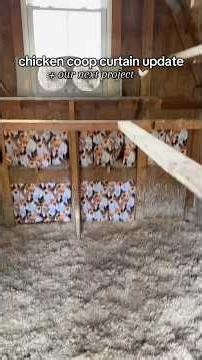 nesting box curtains were the move! #chickens #diy #chickencoop