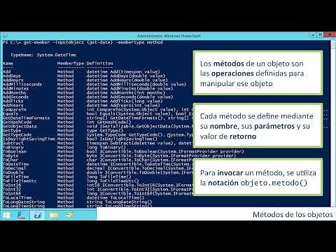 Objetos y variables en Windows PowerShell | 5/14 | UPV