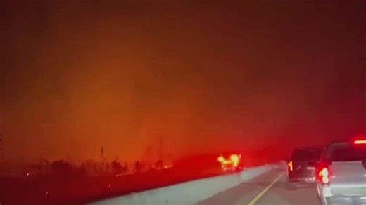 Wildfire burns in Miami-Dade, strands drivers going in and out of Florida Keys