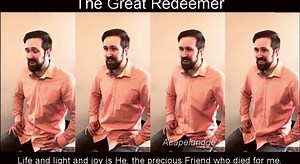 The Great Redeemer by Michael Eldridge of Acapeldridge USA 🇺🇸 https://youtu.be/MD-LJGRnUZY | Three Angels Aviation Ministry