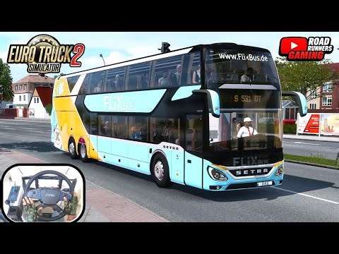 ETS2 Bus | Speedy Setra 531 DT FlixBus Services | Extreme Brutal Traffic Drive