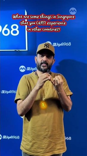 Thank you for visiting Singapore and dropping by the #OLI968 conty, Sid Sriram! #OLI968 #SG60