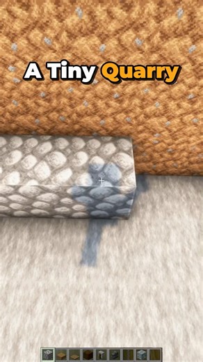 Minecraft’s SMALLEST Working Quarry ⛏️ #shorts