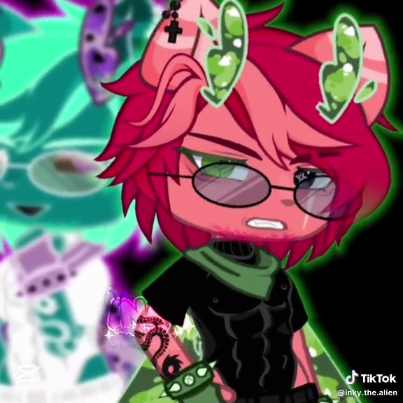 ❤️💚 #inverted #cephus #siblings #inkythealien #55k #gacha #xyzbca #tweening