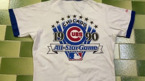 Vintage Chicago Cubs Jersey: 1990 All-star Game, Cotton, Fits Medium - Etsy