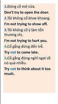 10. Try