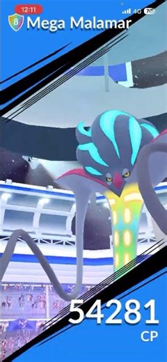 Mega Malamar, the mind-controlling Pokémon with its multicolored glowing power 🌈🦑 #MegaMalamar #S...