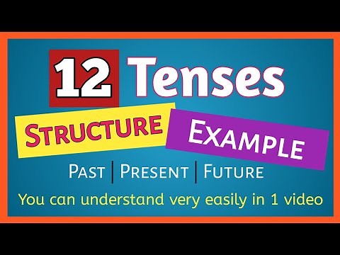 Tense | Learn 12 tenses in 1 video | Tense in English grammer | Structure of 12 Tense | English