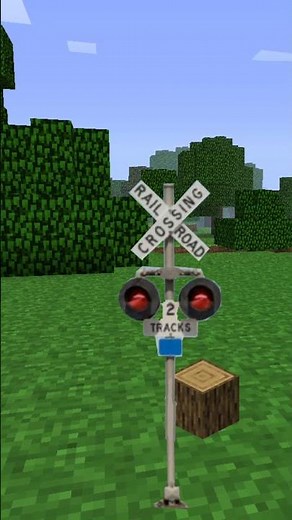 Railroad crossing in the Minecraft PART 1
