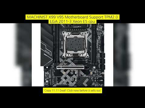 Machinist X99 V9S Motherboard Support Tpm2.0 Lga 2011-3 Xeon E5 Cpu Ddr4 Ram