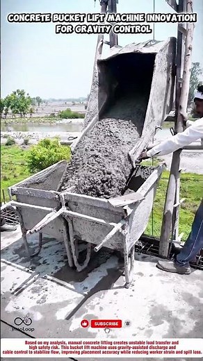 Concrete Bucket Lift Machine Innovation for Gravity Control